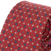 Chiltern Red Macclesfield Silk Tie 7.5cm